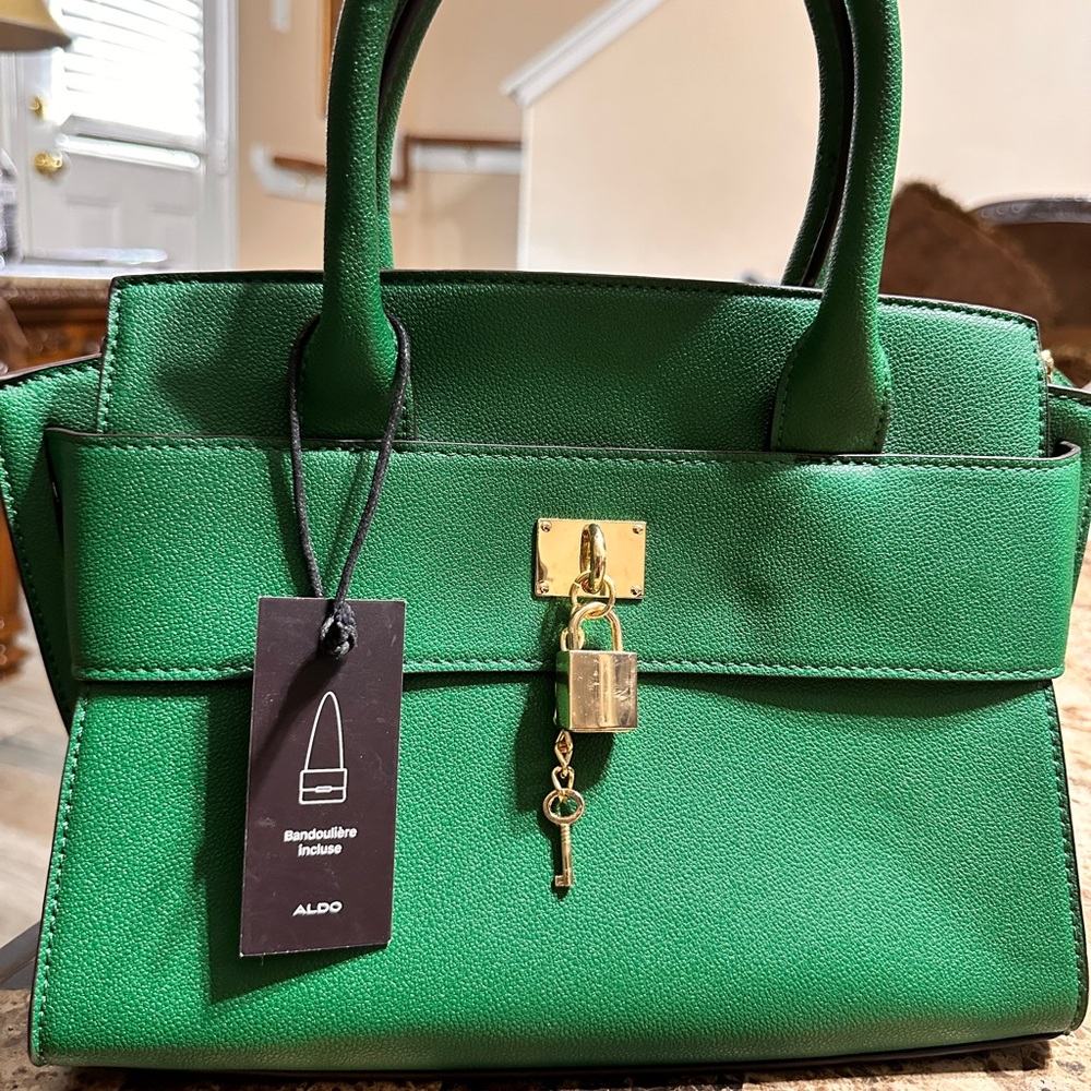 Aldo Elegant Green Handbag - Picture 7 of 11